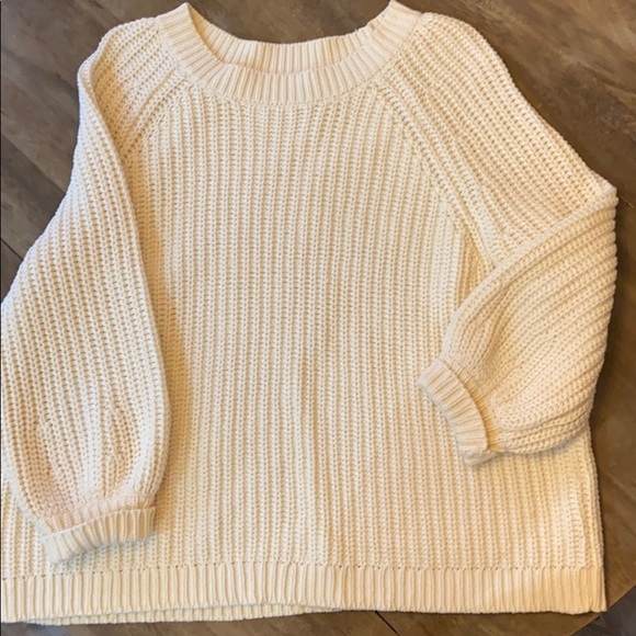 White Oversized Sweater from Aerie - Picture 2 of 3